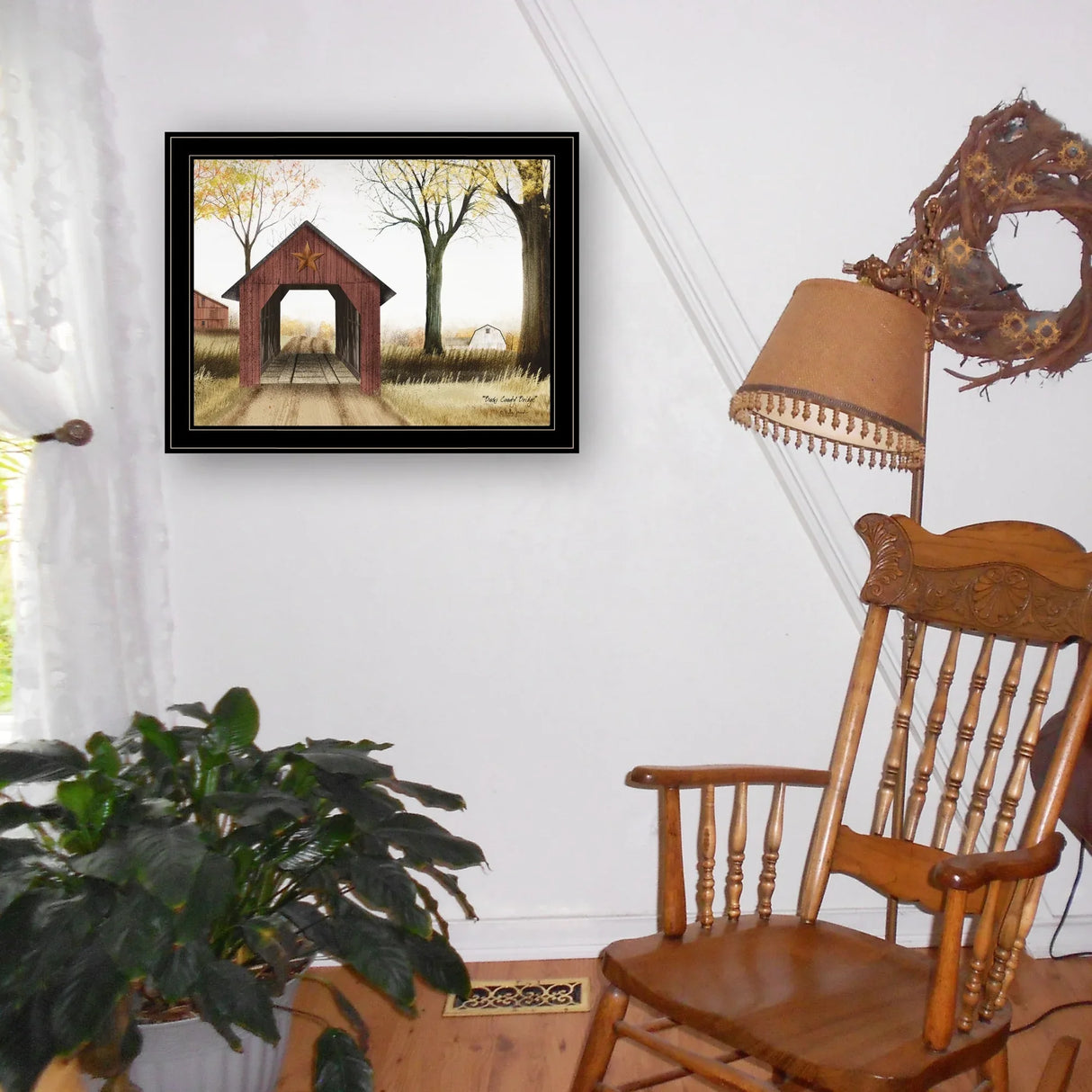 Handcrafted Multicolor Ready To Hang Framed Print - Omega Lifestyles