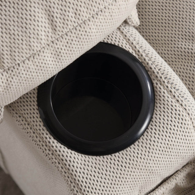 Heated Velvet Swinging Recliner Massage Chair With USB - Omega Lifestyles