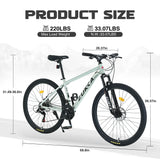 27.5-Inch 21-Speed Aluminum Alloy Mountain Bike - Omega Lifestyles