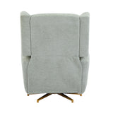 Power Boucle Upholstered 360-Degree Swivel Recliner Chair - Omega Lifestyles