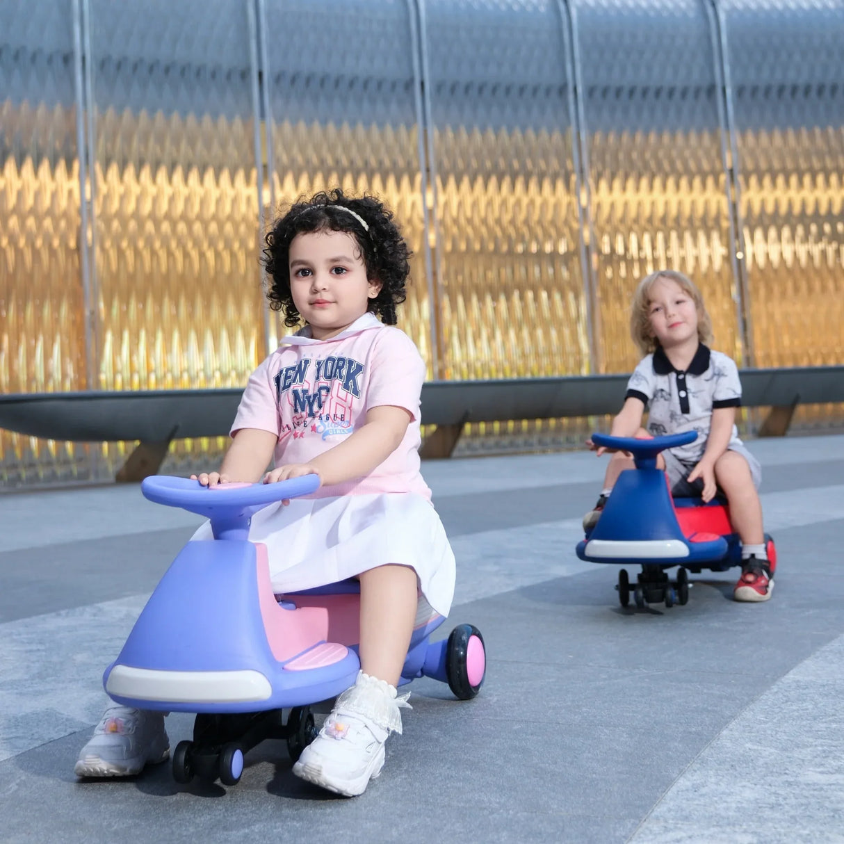 Kids Electric Wiggle Car Rechargeable Battery Pedal Toy - Omega Lifestyles