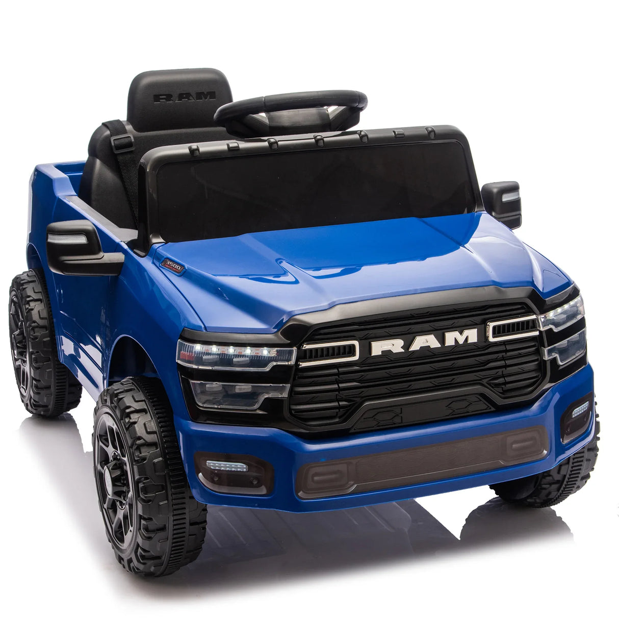 Licensed Dodge RAM 3500 Kids Ride-On Truck With Remote Control - Omega Lifestyles