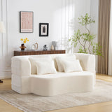 Queen Plush High-Density Foam Folding Futon Sofa Mattress - Omega Lifestyles