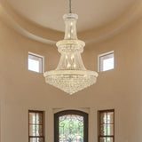 32-Inch French Empire Crystal Chandelier With 27 LED Lights - Omega Lifestyles