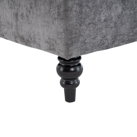 Chenille Oversized Foam Recliner Sofa With Removable Cushions - Omega Lifestyles