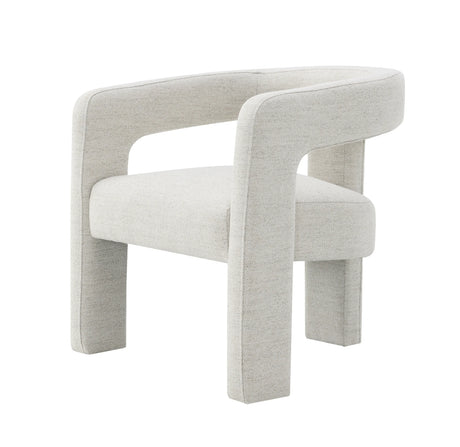 5-Piece Beige Espresso Boucle Synthetic Wood Dining Set - Omega Lifestyles