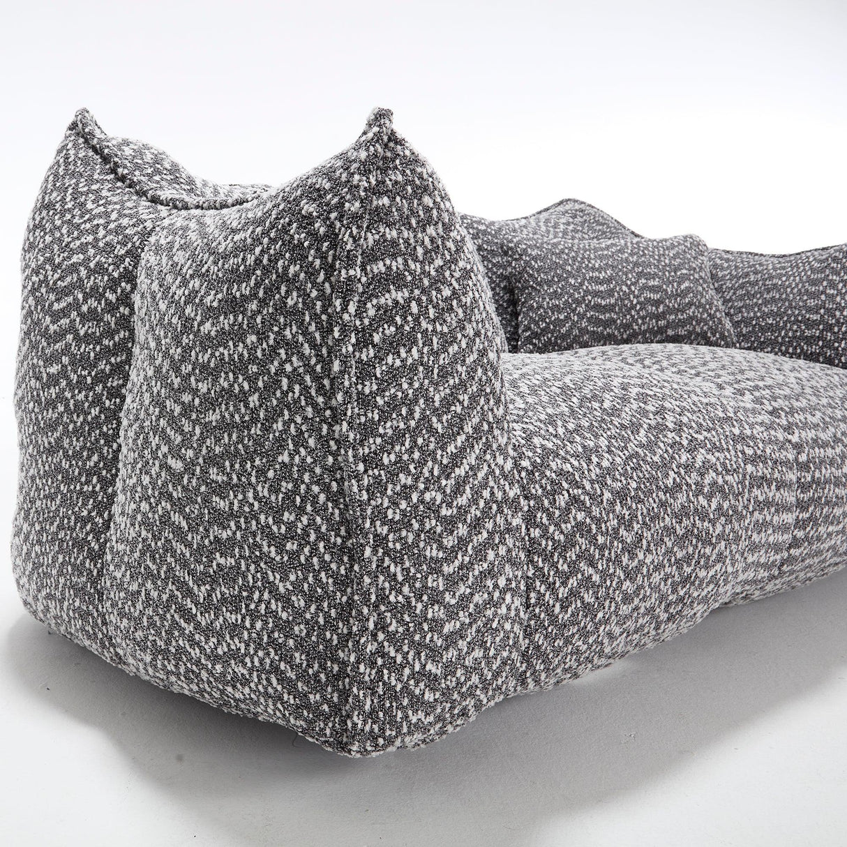 Dual Chenille Bean Bag Chair With High Resilience Foam Core - Omega Lifestyles
