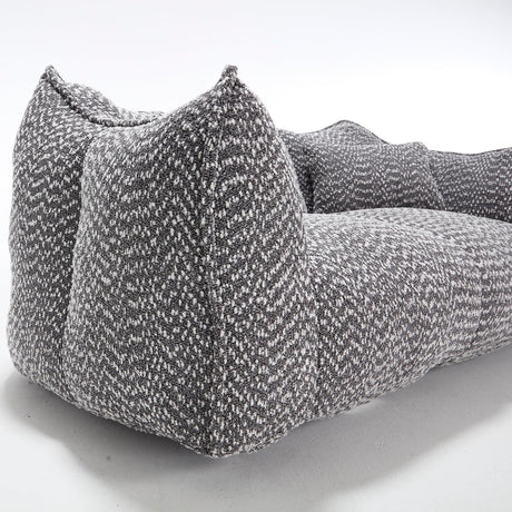 Dual Chenille Bean Bag Chair With High Resilience Foam Core - Omega Lifestyles