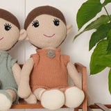 Knitted Cotton Polyester Princess Doll Soft Toy - Omega Lifestyles