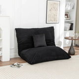 Soft Corduroy Foam Floor Bean Bag Chair - Omega Lifestyles