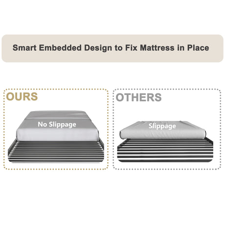 Full Over Twin Metal Bunk Bed With Desk Charging Station - Omega Lifestyles