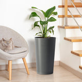 Set Of 2 Tall 21.7-Inch Polypropylene Outdoor Planters