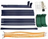 Children’s Two-Station Blue Polyethylene Swing Set - Omega Lifestyles