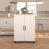 Contemporary White MDF Large Capacity Storage Cabinet - Omega Lifestyles
