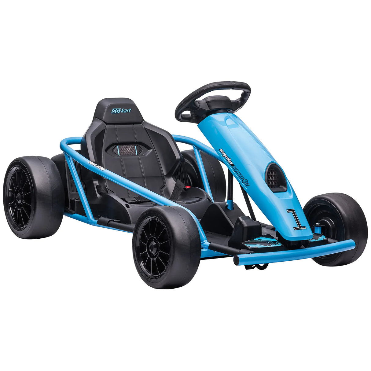 Electric Kids Drift Go Kart With Safety Belt And Music - Omega Lifestyles