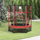 Kids Springless Indoor Outdoor Safety Trampoline With Net - Omega Lifestyles