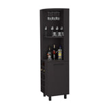 Leah Corner Bar Cabinet With Wine Rack Storage - Omega Lifestyles