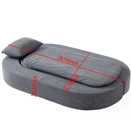 Foldable Memory Foam Convertible Sofa Bed Twin - Omega Lifestyles