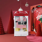 Commercial 12-Ounce Stainless Steel Popcorn Maker With Glass - Omega Lifestyles