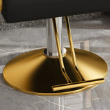 Hydraulic PU Leather Swivel Salon Barber Chair With Pump - Omega Lifestyles