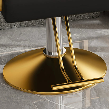 Hydraulic PU Leather Swivel Salon Barber Chair With Pump - Omega Lifestyles