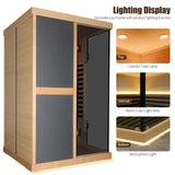 Double Person V-Shaped Far Infrared Sauna Room - Omega Lifestyles