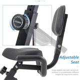 Folding Magnetic Resistance Exercise Bike With LCD Display - Omega Lifestyles