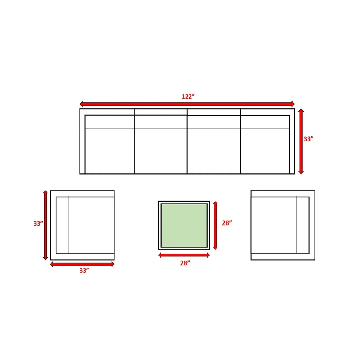 Fully Assembled Outdoor Wicker Seating Group With Cushions - Omega Lifestyles