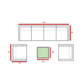 Fully Assembled Outdoor Wicker Seating Group With Cushions - Omega Lifestyles