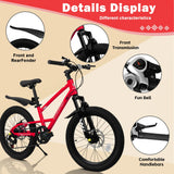 7-Speed Front Suspension Kids Mountain Bike 20-Inch - Omega Lifestyles