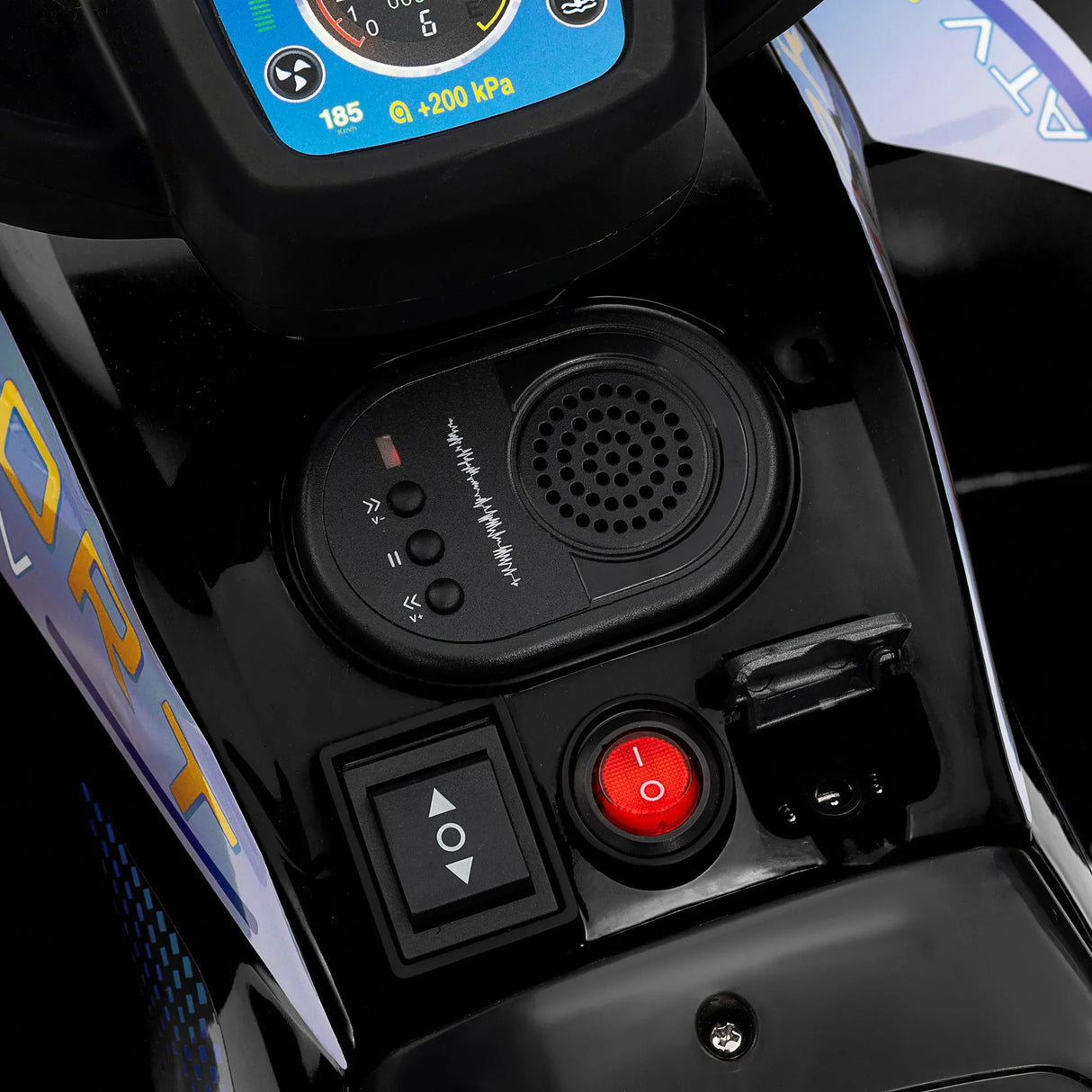 Kids Rechargeable 6V ATV Quad Ride-On Toy With Lights - Omega Lifestyles