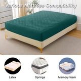 Waterproof Quilted Cotton Fitted Sheet King - Sleep Galleria