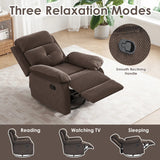 Small Swivel Rocker Recliner Chair For Small Spaces - Omega Lifestyles