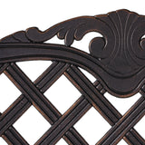 Traditional Copper Aluminum Swivel Outdoor Bar Stool - Omega Lifestyles