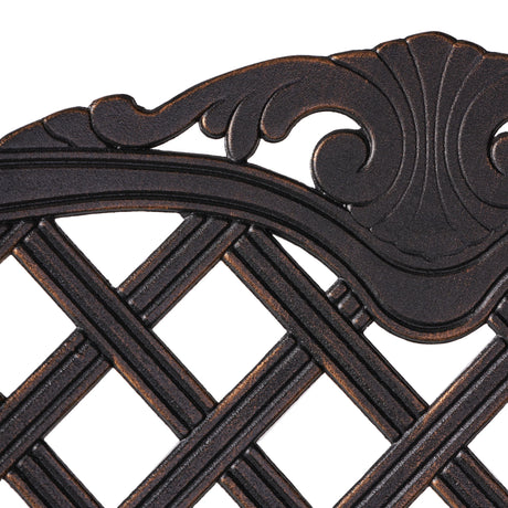 Traditional Copper Aluminum Swivel Outdoor Bar Stool - Omega Lifestyles