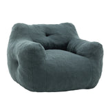 Large High-Density Foam Filled Teddy Bean Bag Chair - Omega Lifestyles