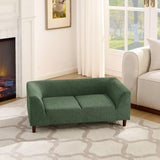 Modern Olive Green Foam Pet Sofa With Armrests And Backrest - Omega Lifestyles