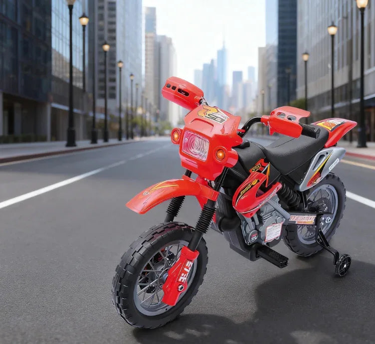 Electric Kids Ride-On Motorcycle Dirt Bike Toy - Omega Lifestyles