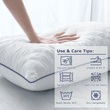 Set Of 2 Soft Polyester Fiber Neck Support Pillows - Omega Lifestyles