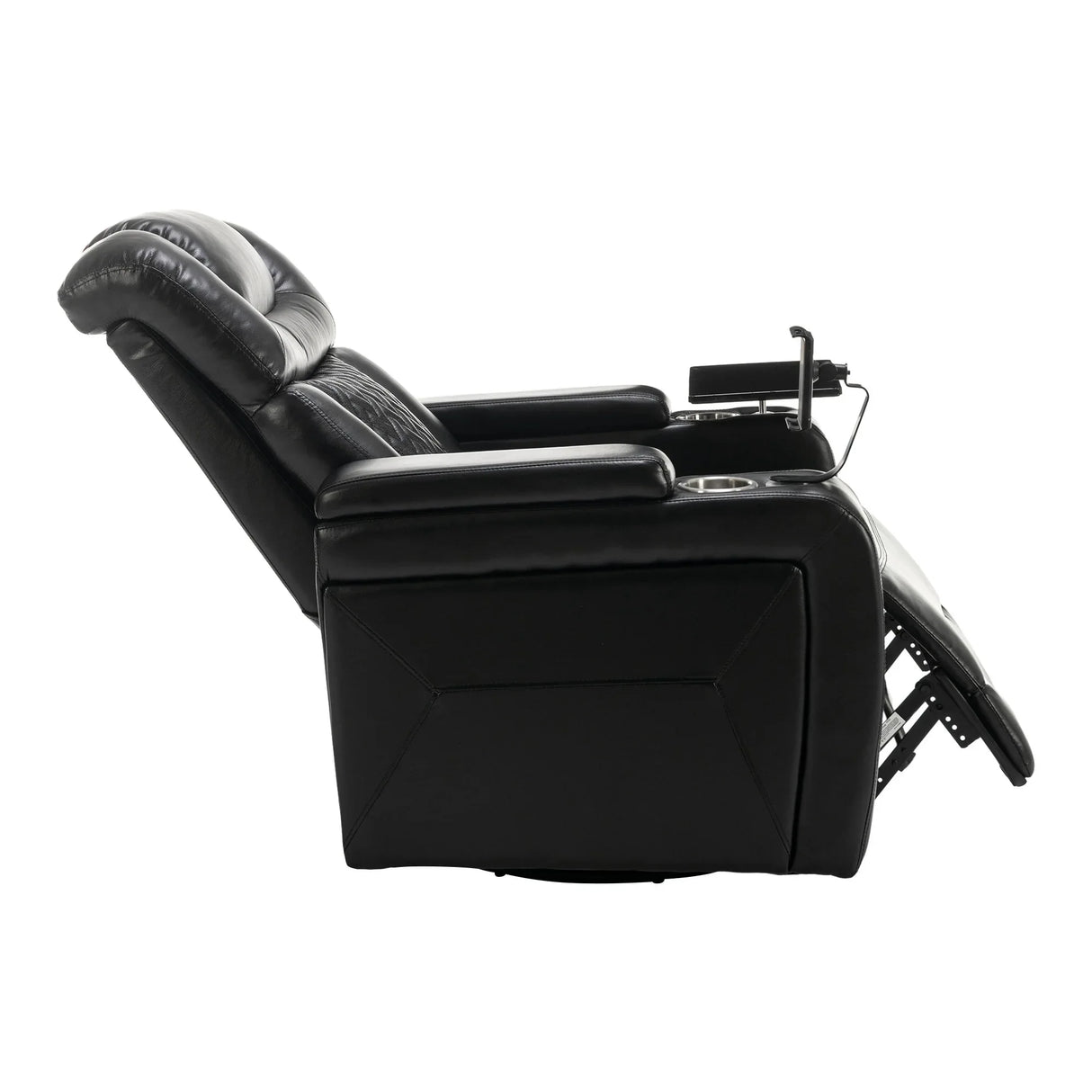 Power Reclining PU Leather Home Theater Recliner Chair - Omega Lifestyles