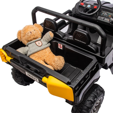 24V Two-Seater Ride On Dump Truck With Remote Control - Omega Lifestyles