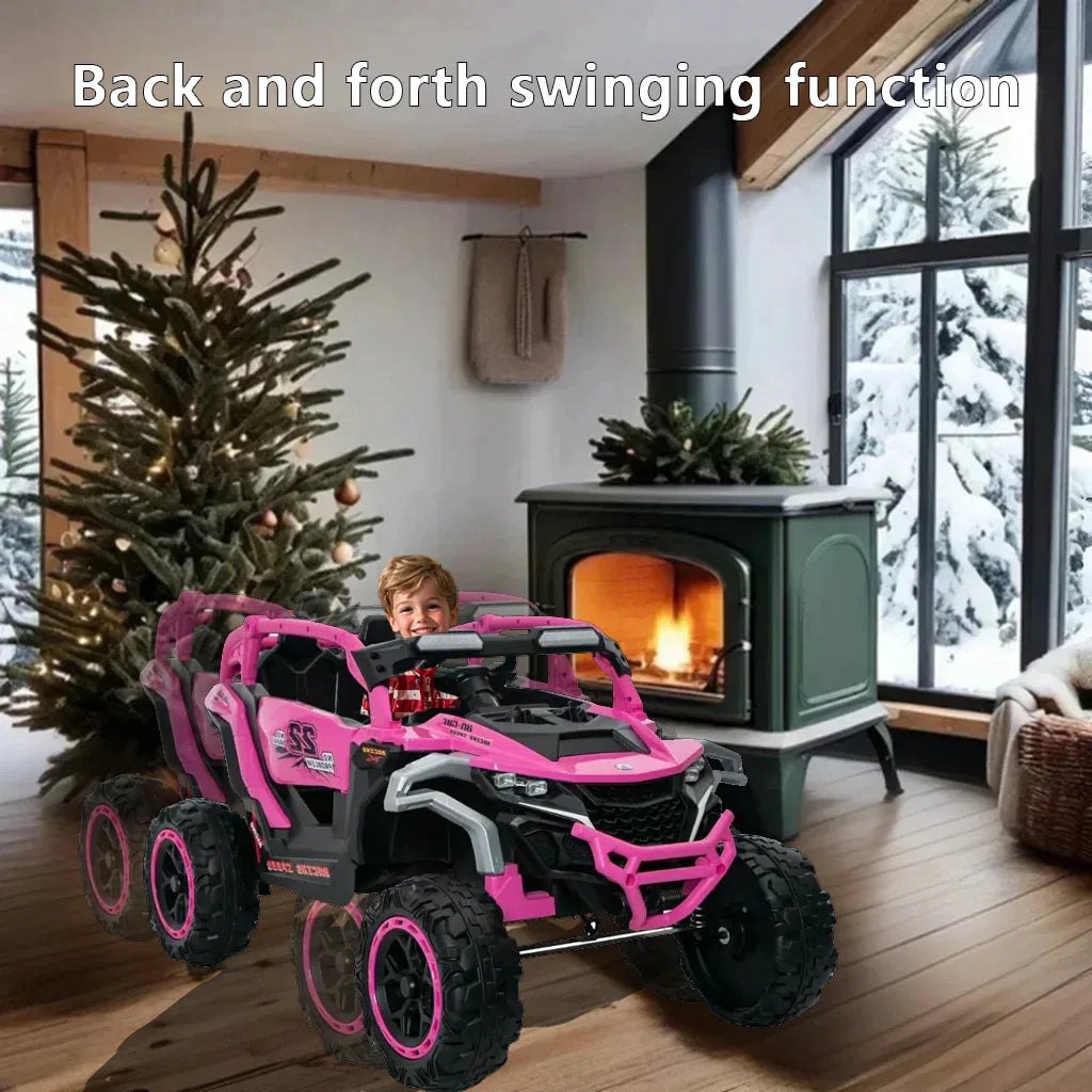 12V Remote Control Kids Ride On 2-Seater UTV Car - Omega Lifestyles