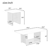 Modern Light Luxury TV Cabinet And Coffee Table Set - Omega Lifestyles