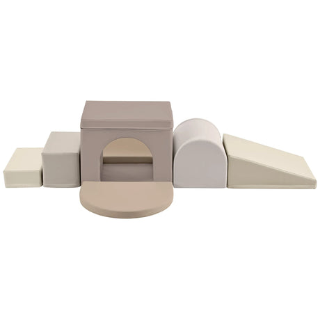 Colorful Soft Foam Climb and Crawl Playset for Toddlers - Omega Lifestyles