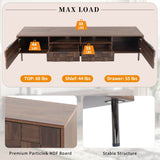 Mid Century Modern TV Stand With Storage Drawers - Sleep Galleria