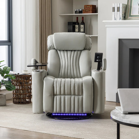 Power Recliner Chair With USB Charging Cup Holders - Omega Lifestyles
