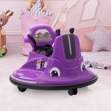 12V Snail-Shaped Kids Electric Remote Control Bumper Car - Omega Lifestyles
