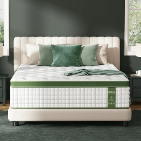 Medium 12-Inch Hybrid Gel Memory Foam Full Mattress - Omega Lifestyles