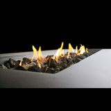 Modern Concrete Weather-Resistant Propane Outdoor Fire Pit Table - Omega Lifestyles