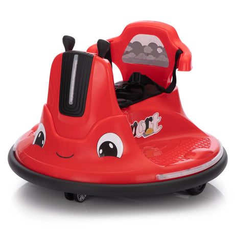 Kids 12V Snail-Shaped Electric Bumper Car With Remote - Omega Lifestyles